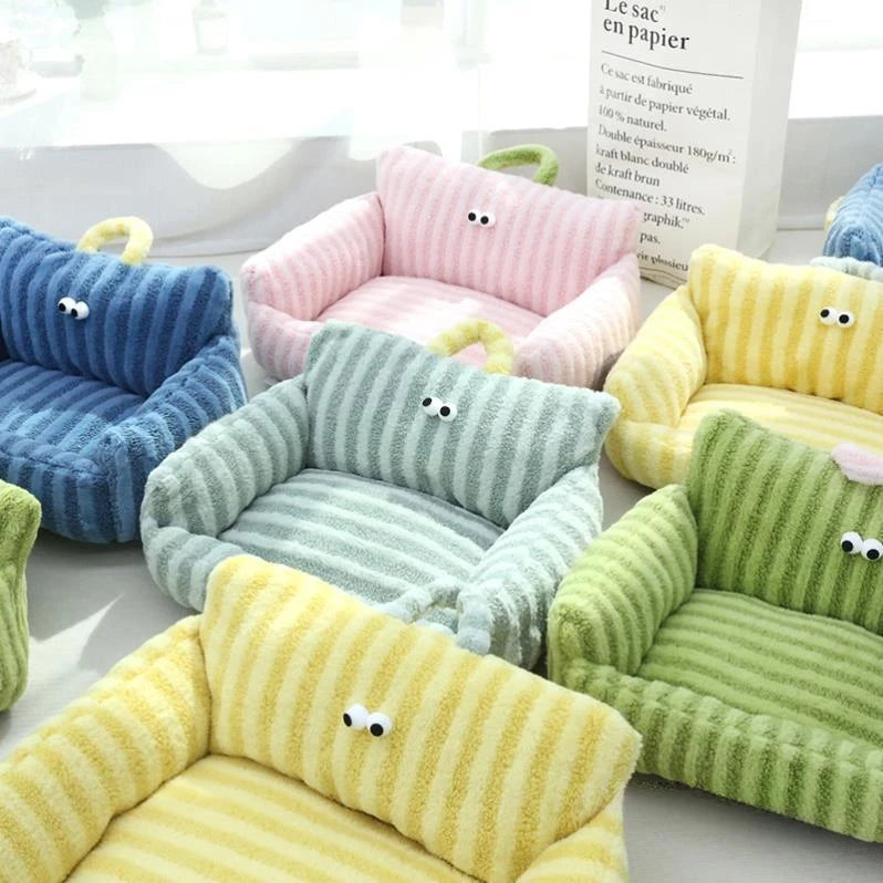 NONECN Winter Warm Bed Sofa Nest For Small Dogs Cats