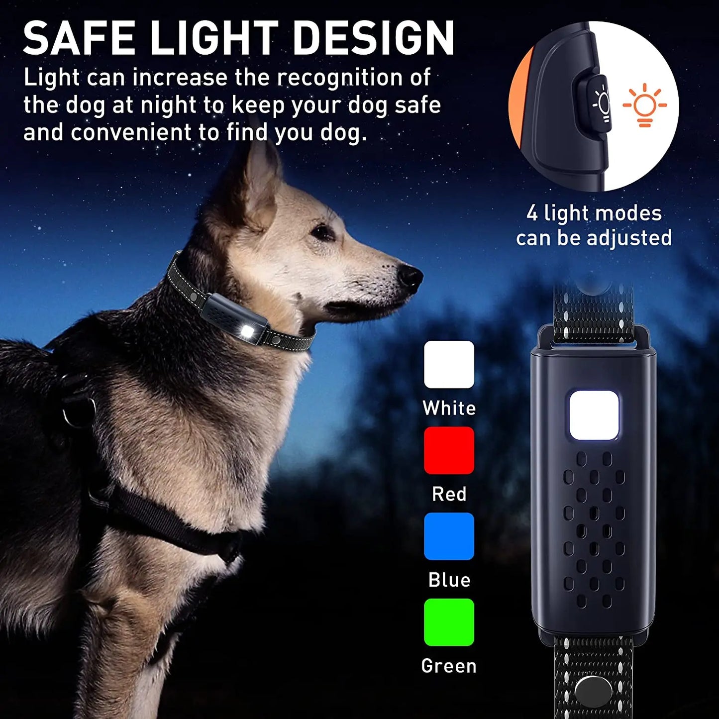 WXRPETH Dog Training Collar Remote Control Beep Vibration Shock 3300ft