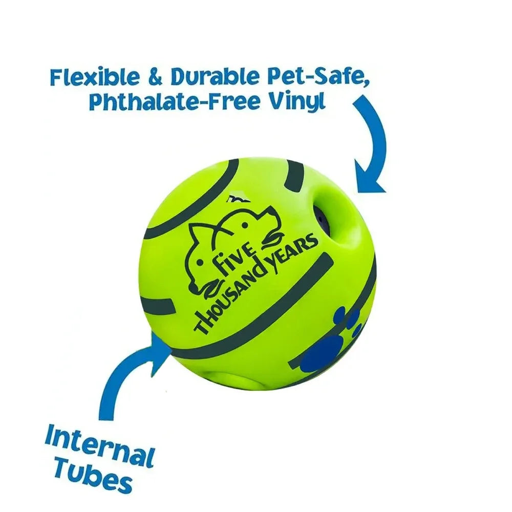 LISM Interactive Dog Toy Giggle Ball Puzzle For Mental Exercise