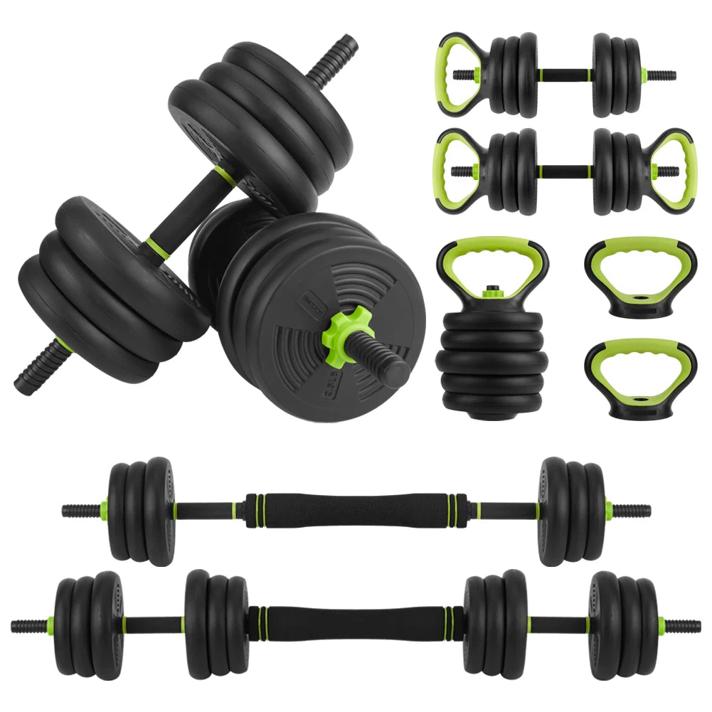 TWISTER.CK Adjustable Dumbbell Set 4 In 1 Home Gym Equipment
