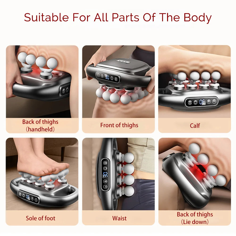 Foreverlily 16 Head Fascia Massage Gun 9 Modes Body