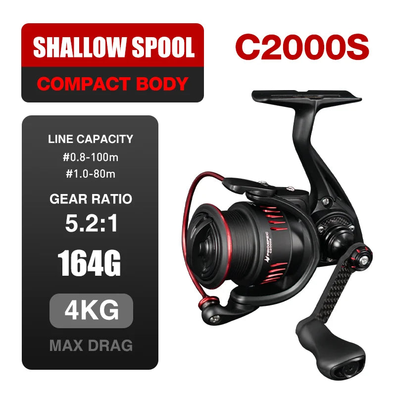 SeaSir Prospec Spinning Reel P Series Ultralight Carbon Fiber