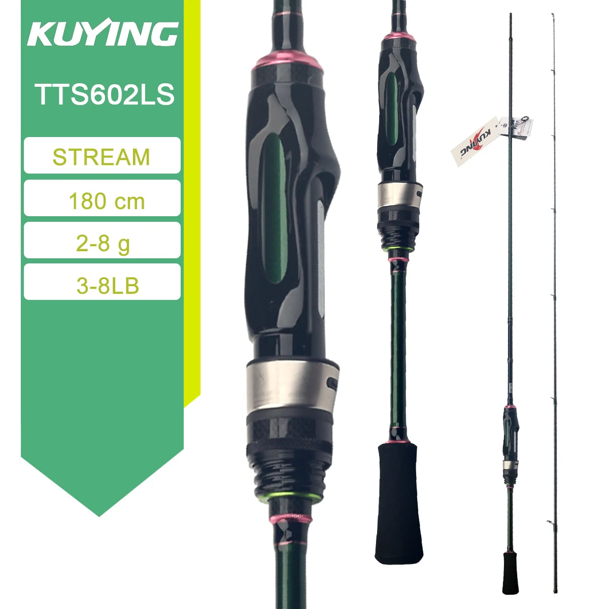 Kuying Teton Spinning Casting Rod For Lure Fishing Baitcaster