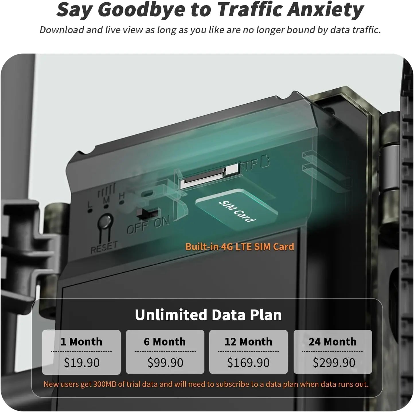 4G LTE Trail Camera With Live Streaming 2K Ultra Video