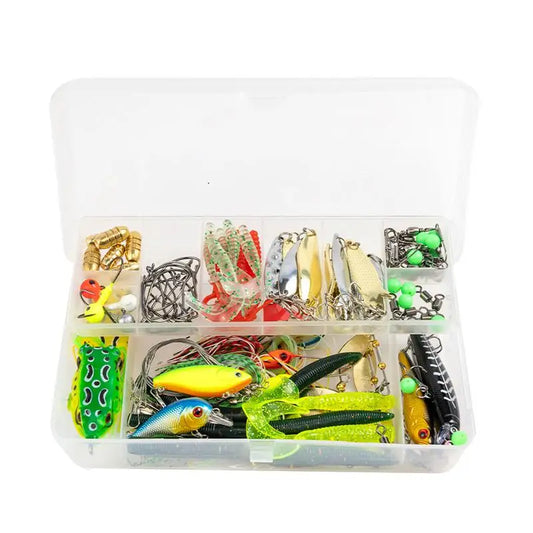 Bass Fishing Lures Kit 97 Pieces With Storage Box