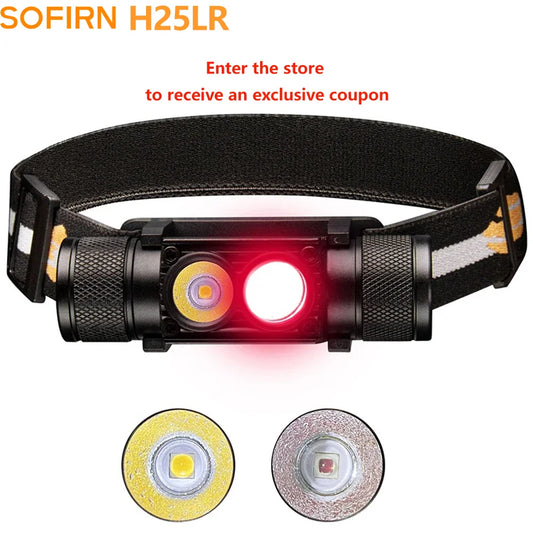 Sofirn H25LR Rechargeable Headlamp 1200 Lumen 90 CRI 660nm Red