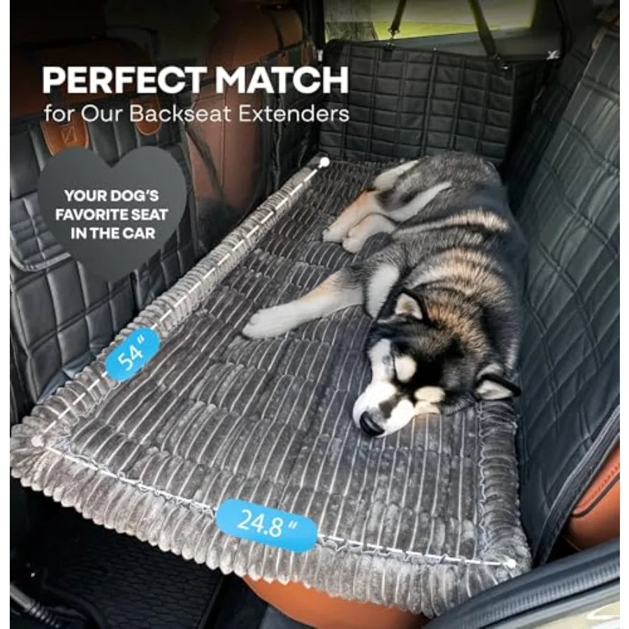 Car Back Seat Dog Bed Extender Non Slip Travel Mat