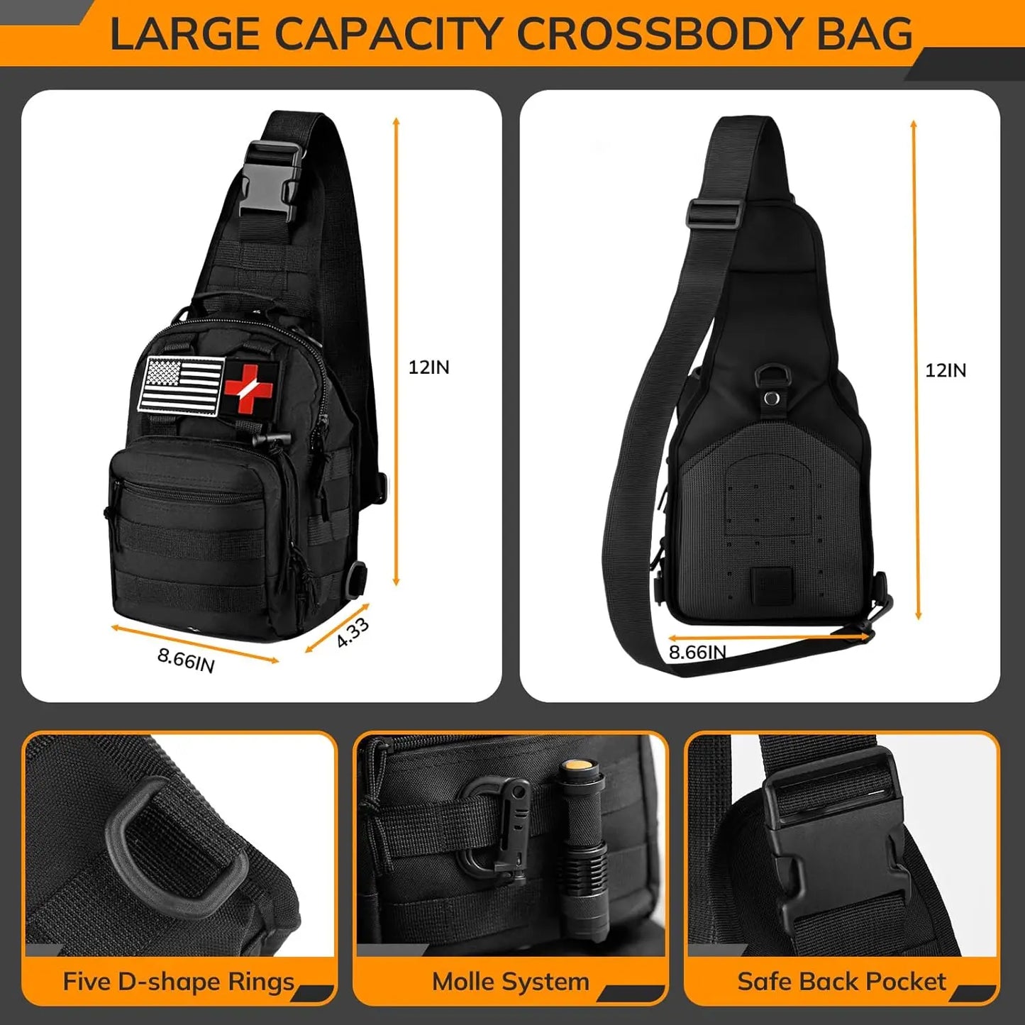 250 Piece Survival Kit With First Aid And Tactical Outdoor Gear