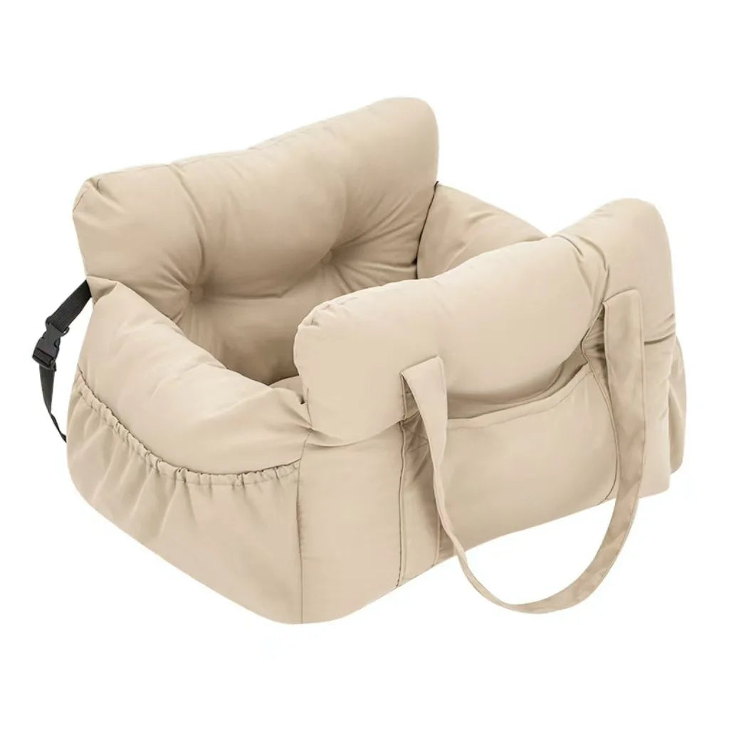 NONECN Dog Car Seat With Safety Belt Non-Slip Travel Carrier