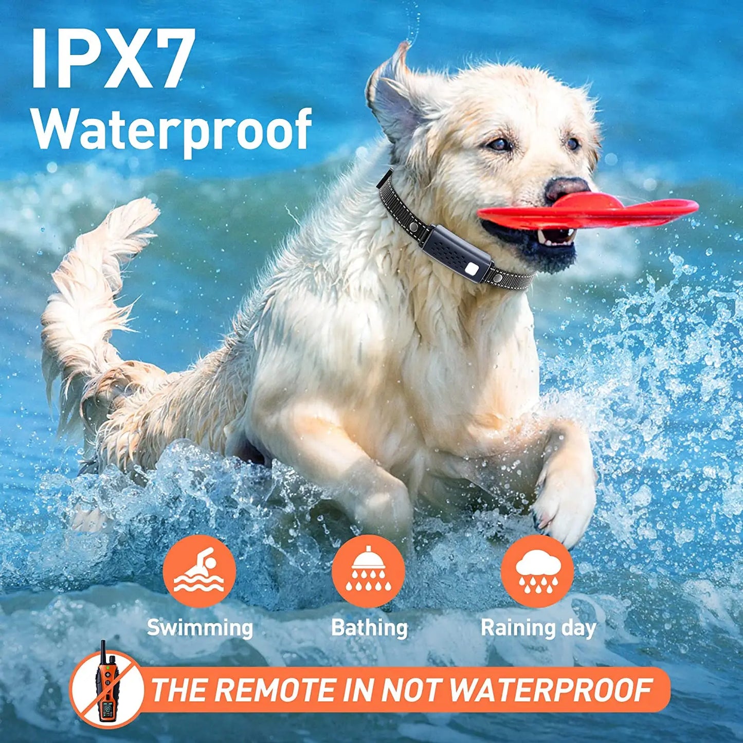 WXRPETH Dog Training Collar Remote Control Beep Vibration Shock 3300ft